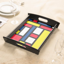 Style super et coloré moderne Mondrian Art Abstrai