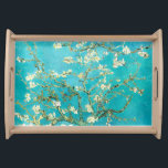 Plateau VAN GOGH - Fleurs d'amandes<br><div class="desc">"van gogh vincent",  "fleurs d'amandes",  fleurs,  "peinture célèbre",  vintage,  "art fin",  floral,  bleu,  vangogh</div>