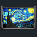 Plateau Van Gogh - Nuit étoilée<br><div class="desc">Le célèbre tableau de Van Gogh,  Starry Night.</div>