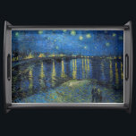 Plateau Vincent van Gogh - Nuit étoilée sur le Rhône<br><div class="desc">Nuit étoilée sur le Rhône / Nuit étoilée sur le Rhône - Vincent van Gogh,  Huile sur toile,  1888,  Arles</div>