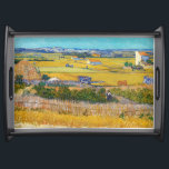 Plateau Vincent van Gogh - Récolte à La Crau<br><div class="desc">Récolte à La Crau,  avec Montmajour dans l'Arrière - plan - Vincent van Gogh,  1888</div>