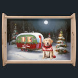 Plateau Winter Labrador Caravan Christmas Adventure<br><div class="desc">Laissez-vous tenter par la magie d'une nuit d'hiver enneigée alors qu'une caravane glisse gracieusement à travers le paysage illuminé par la lune. La beauté sereine de la neige scintillante et l'éclat enchanteur de la lune créent une scène captivante, promettant une aventure de Noël inoubliable remplie de chaleur, de joie et...</div>