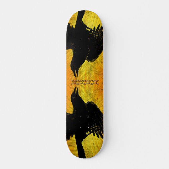 Plateforme de skateboard Black Crow Grunge (Devant)