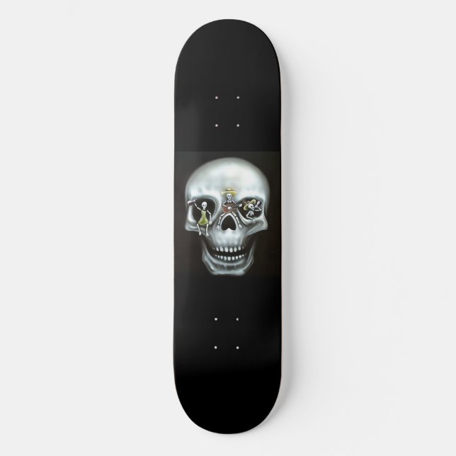 Plateforme de skateboard "Party Skull" (Recto)