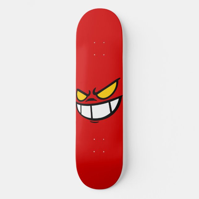 Plateforme de skateboard Rouge Gras Phantom Smile™ (Recto)