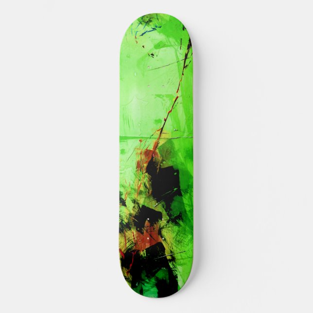Plateforme de skateboard "Vert abstrait" (Recto)