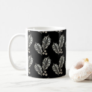 Platine argent Holly Christmas Mug
