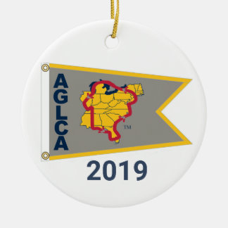 Platinum Burgee (2019) Ornement en céramique