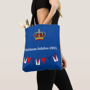 Platinum Jubilee 2022 Sac fourre-tout bleu