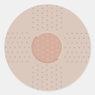 Plâtre à pansement Médicale - Sticker rond