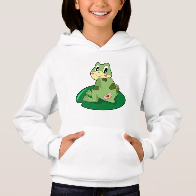 Plâtre Coeur Feuille de grenouille (Devant)