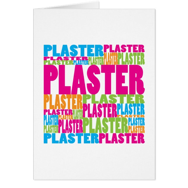 Plâtre coloré (Devant)