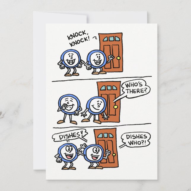 Plats et Invitation à un Invitation de fête (Devant)