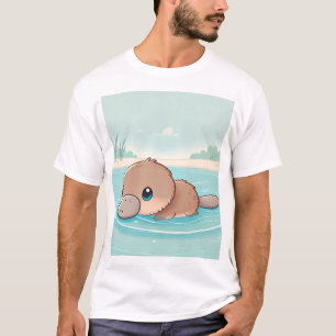 Platype bébé adorable conception T-shirt de natati