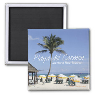 Playa del Carmen Mexico Plage Voyage Frigo Magnet