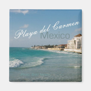 Playa del Carmen Mexico Plage Voyage Frigo Magnet