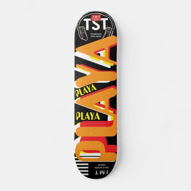 PLAYA  OFFICIEL  UK Skateboard (Recto)