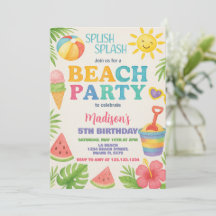 Playday Party Anniversaire Invitation & Décor