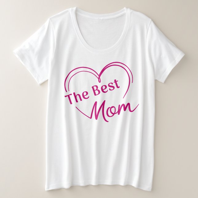Playera  The Best Mom (Design devant)
