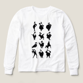 Playful Santa Silhouette Poses