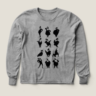 Playful Santa Silhouette Poses