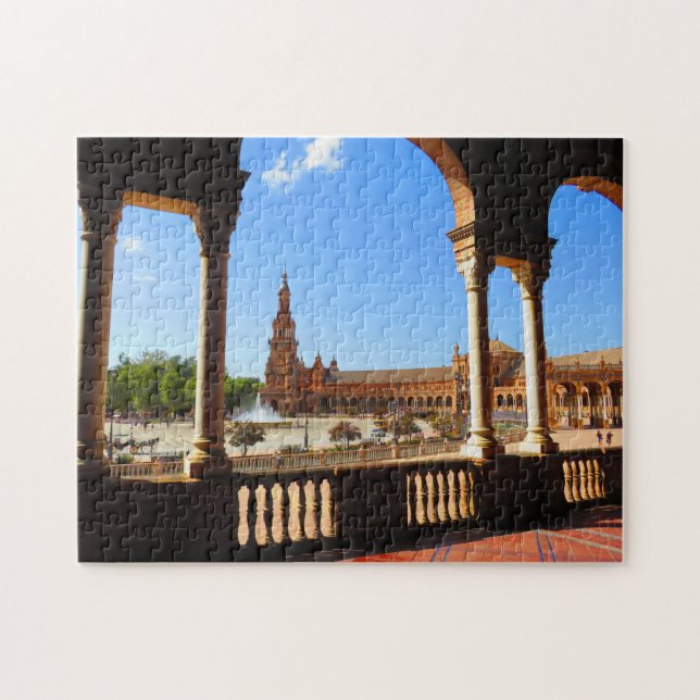 Plaza de Espana, Séville, Espagne - puzzle (Horizontal)