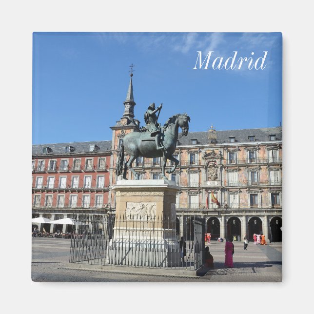 Plaza Mayor, Madrid Magnet (Devant)