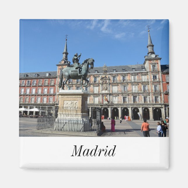 Plaza Mayor, Madrid Magnet (Devant)