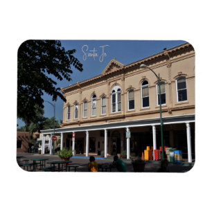 Plaza Père Noël Fe New Mexico Magnet