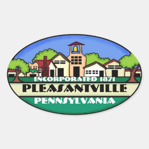 Pleasantville Pennsylvanie autocollants de petite 