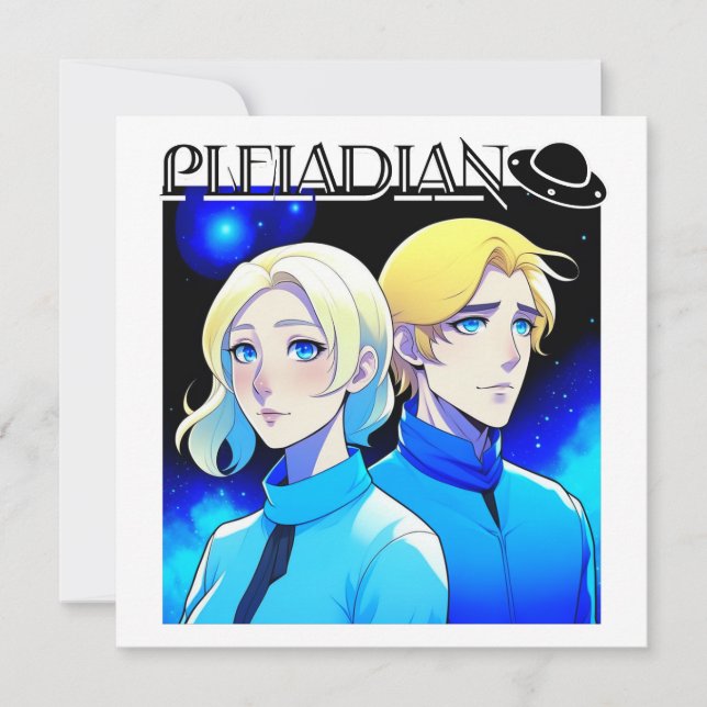 Pleiadian Alien Race et UFO (Devant)