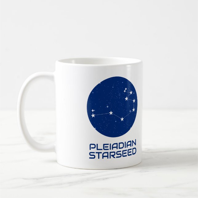 Pleiadian Starseed Mug - Conception légère et amou (Gauche)