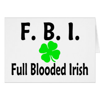 Plein Blooded trèfle d'Irlandais de FBI