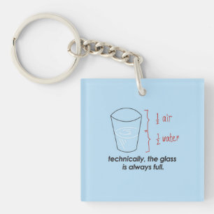 Plein porte-clés en verre