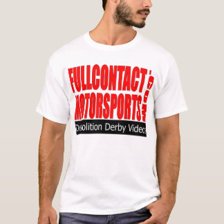 Plein T-shirt de logo de sports mécaniques de