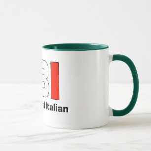 Pleine Blooded tasse de café verte italienne de