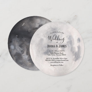 Pleine lune Boho Faire-part de mariage