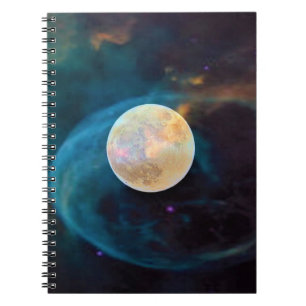 Pleine lune cosmique Carnet spiral