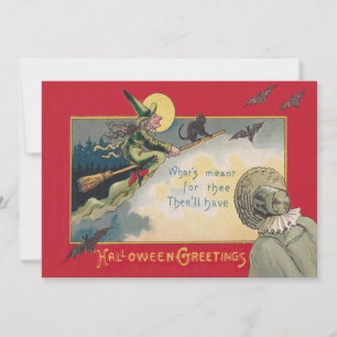 Pleine lune de chauve-souris de chat noir de sorci