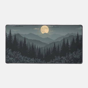 Pleine lune de la forêt de pins