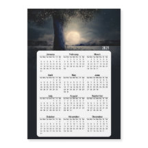 Pleine lune de l'arbre magique du calendrier 2021