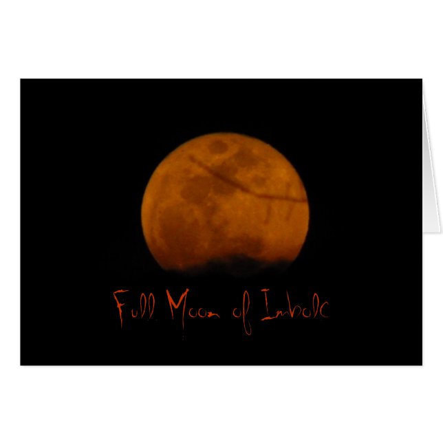 Pleine lune d'Imbolc (Devant horizontal)