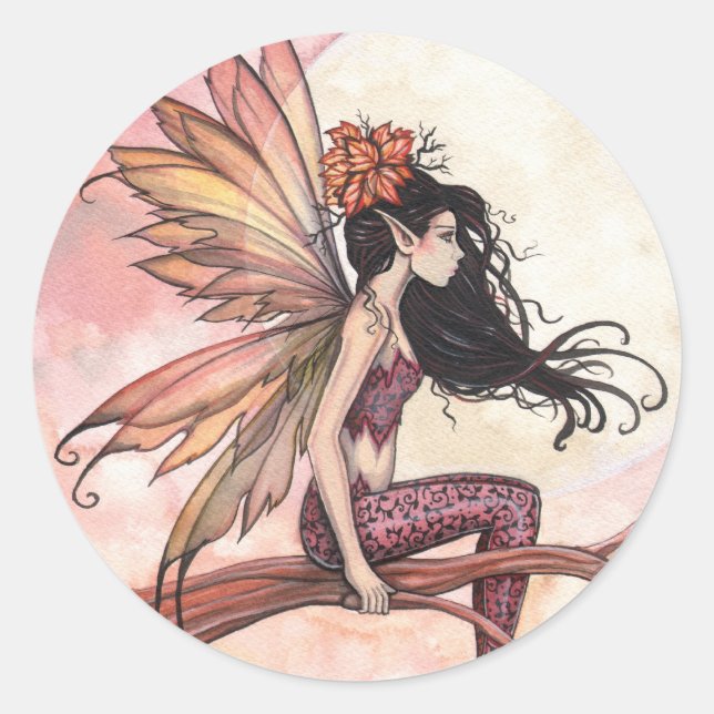 Pleine lune en Stickers Fairy Automne (Devant)