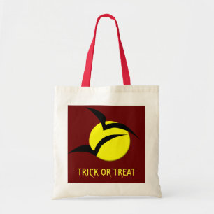 Pleine lune et chauves-souris Sac fourre-tout d'Ha