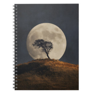 Pleine lune Golden Hill Tree Carnet