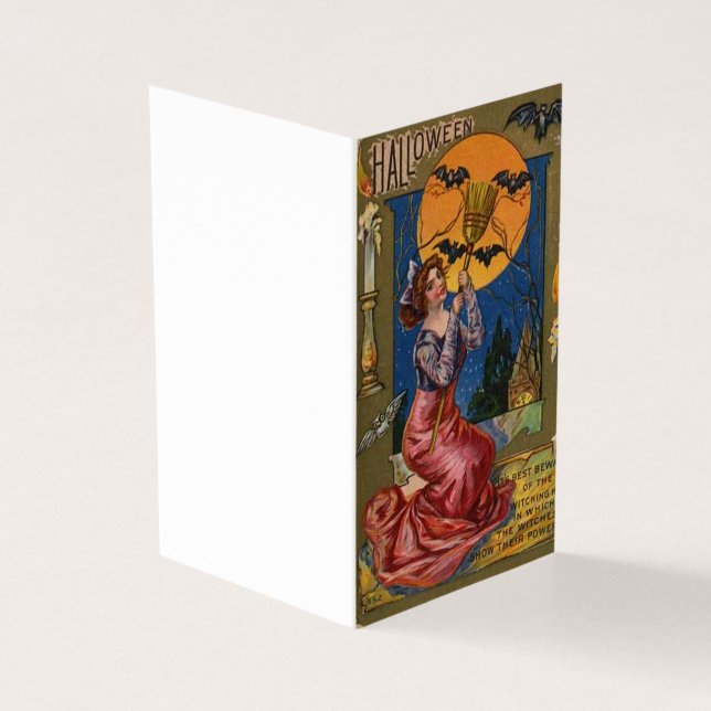 Pleine lune Halloween Witch (Outside)