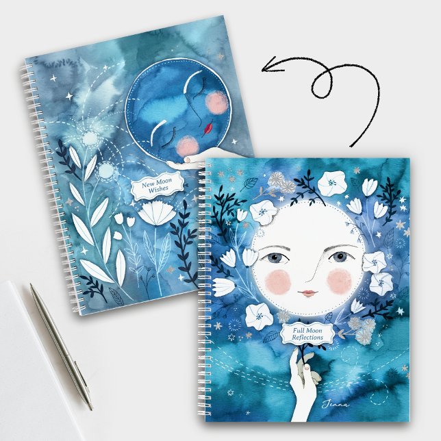 Pleine lune Nouvelle Lune Journal à deux côtés (Créateur téléchargé)