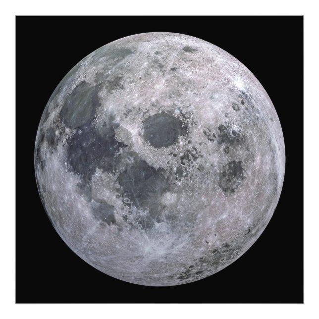 PLEINE LUNE Photo personnalisée Élargissement Impr (Devant)