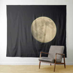 Pleine lune Photographie Mur Art Tapisserie
