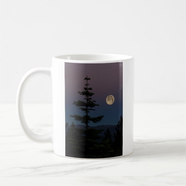 Pleine lune/Solstice d'été 2016 Mt Shasta Mug (Gauche)
